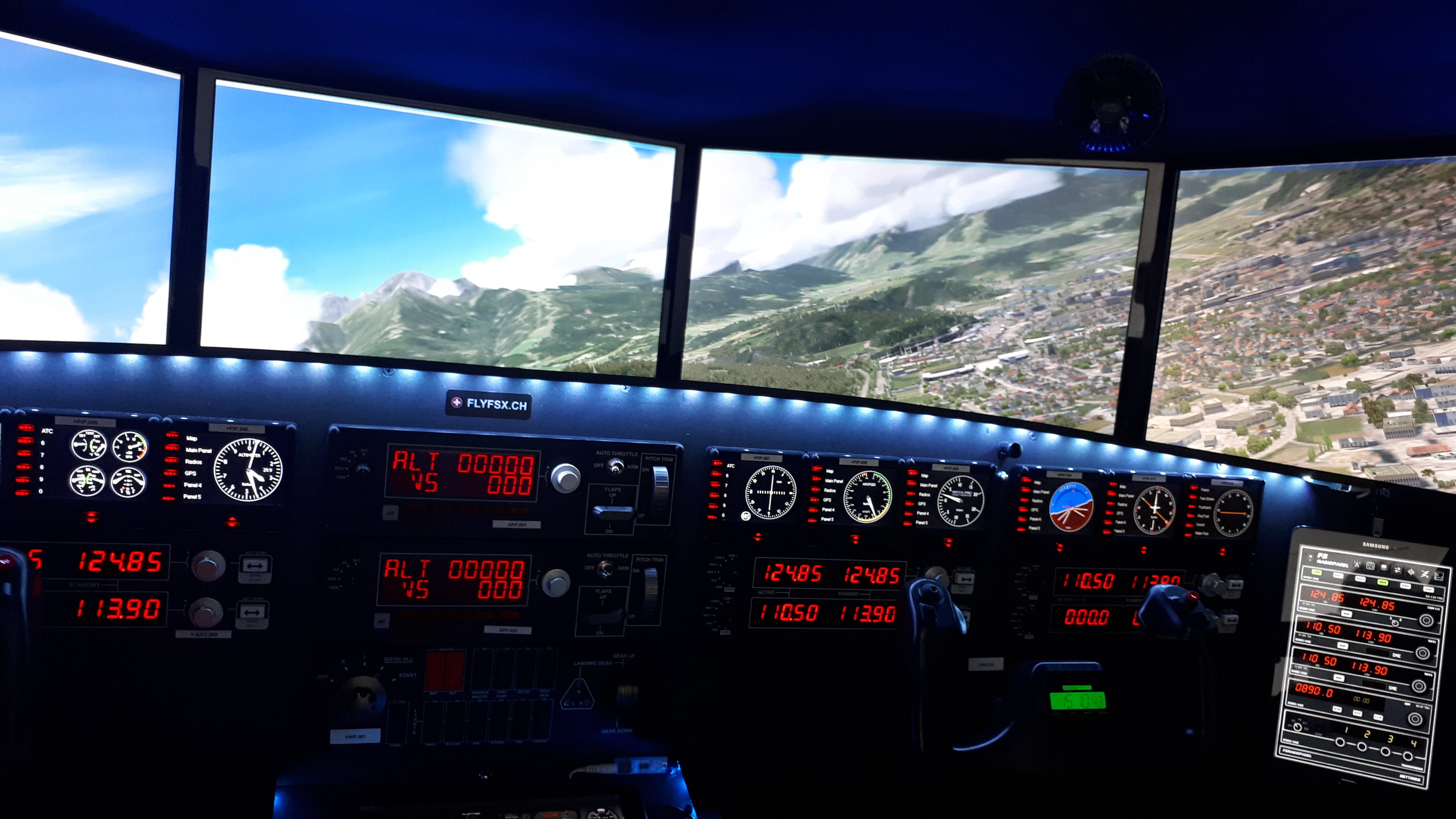 FLYFSX - Flugsimulator - Flight Simulator -  Rüchligweg 55 - 4125 Riehen - Basel - Baden - Aarau - Zürich - Schweiz - Lörrach - Freiburg - Deutschland. 