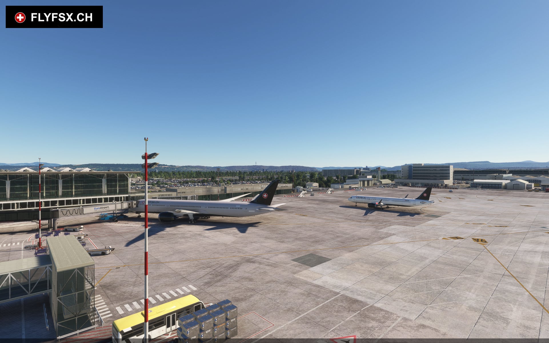 FLYFSX - Flugsimulator - Flight Simulator -  Rüchligweg 55 - 4125 Riehen - Basel - Baden - Aarau - Zürich - Schweiz - Lörrach - Freiburg - Deutschland. 