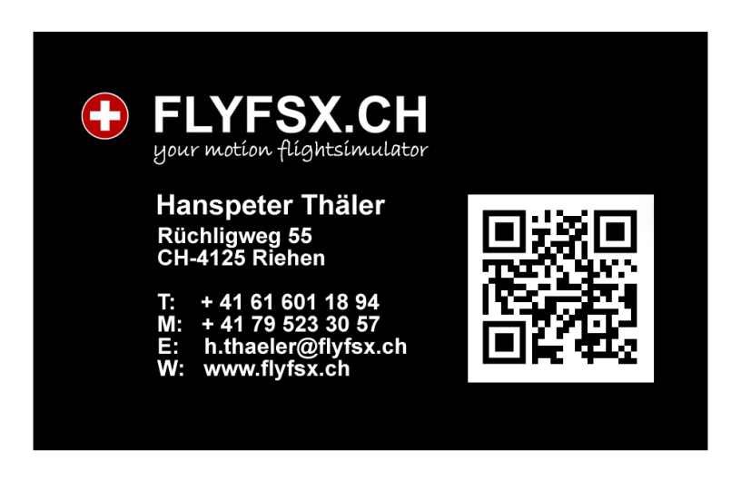 FLYFSX - Flugsimulator - Flight Simulator -  Rüchligweg 55 - 4125 Riehen - Basel - Baden - Aarau - Zürich - Schweiz - Lörrach - Freiburg - Deutschland